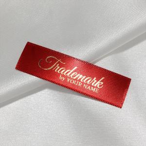 Bedrucktes Textiletikett Vogue Style Model TL-M102 Markenname bedruckte Textiletiketten - TL-M102
