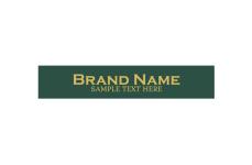 Markenname bedruckte Textiletiketten Model TL-M13