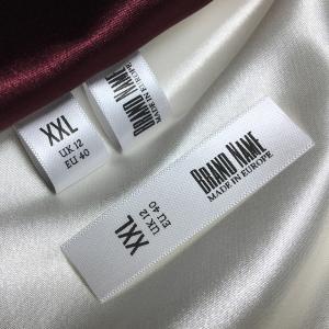 Markenname bedruckte Textiletiketten - TL-M16