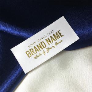 Markenname bedruckte Textiletiketten - TL-M47