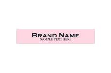 Markenname bedruckte Textiletiketten Model TL-M58