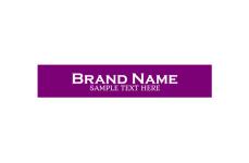 Markenname bedruckte Textiletiketten Model TL-M66