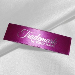 Markenname bedruckte Textiletiketten - TL-M69