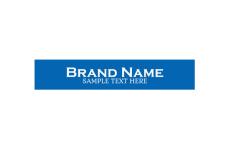 Markenname bedruckte Textiletiketten Model TL-M75