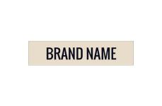 Markenname bedruckte Textiletiketten Model TL-M9