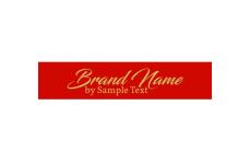 Markenname bedruckte Textiletiketten Model TL-M97