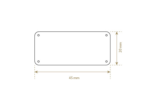 Kunstleder Etiketten Model EP-M101
