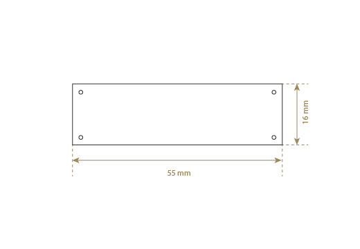 Lederlabel aus Echt-Leder Model EP-M34