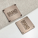 Lederlabel aus Echt-Leder Model EP-M38