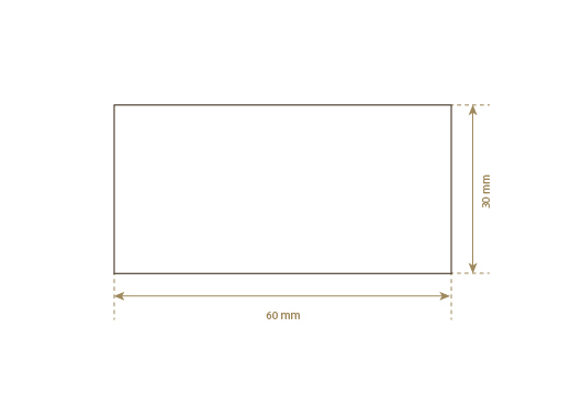 Lederetikett aus Echt-Leder Model EP-M54
