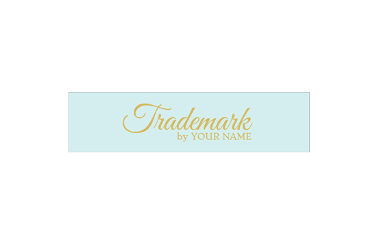 Bedrucktes Textiletikett Vogue Style Model TL-M117