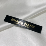 Markenname bedruckte Textiletiketten - TL-M129