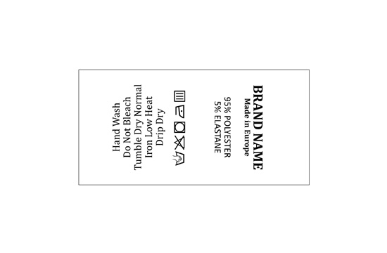 Wäscheetiketten Modell TC-M30