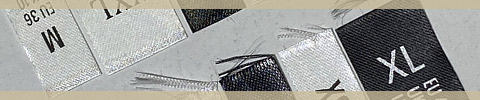 Größenetiketten Model TC-M163