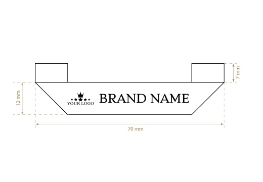Gewebtes Textiletikett Nice Style Model WL-M37