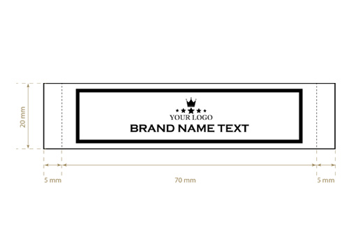 Webetiketten Strong Style Model WL-M4
