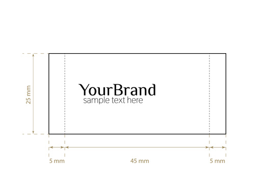 Gewebtes Textiletikett Free Style Model WL-M82
